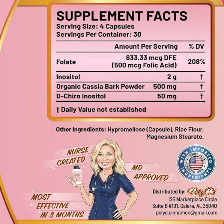 PolyC’s Premium PCOS Supplement | 1 Bottle